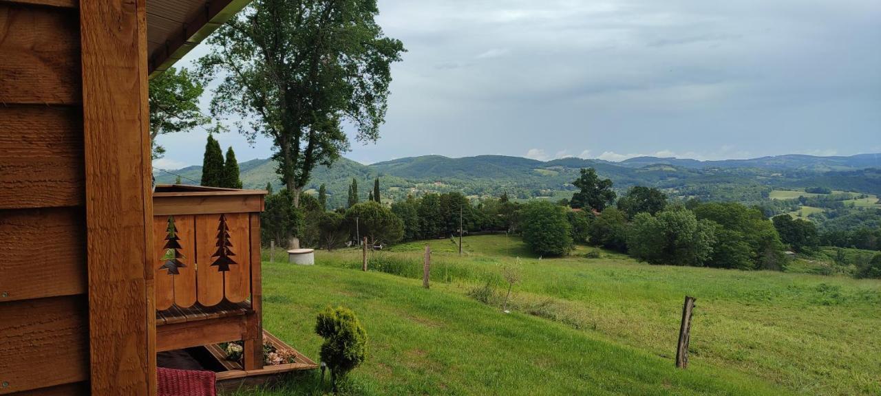 Domaine Le Lanis "Cabane De Pauline" Saint-Girons  Exterior photo